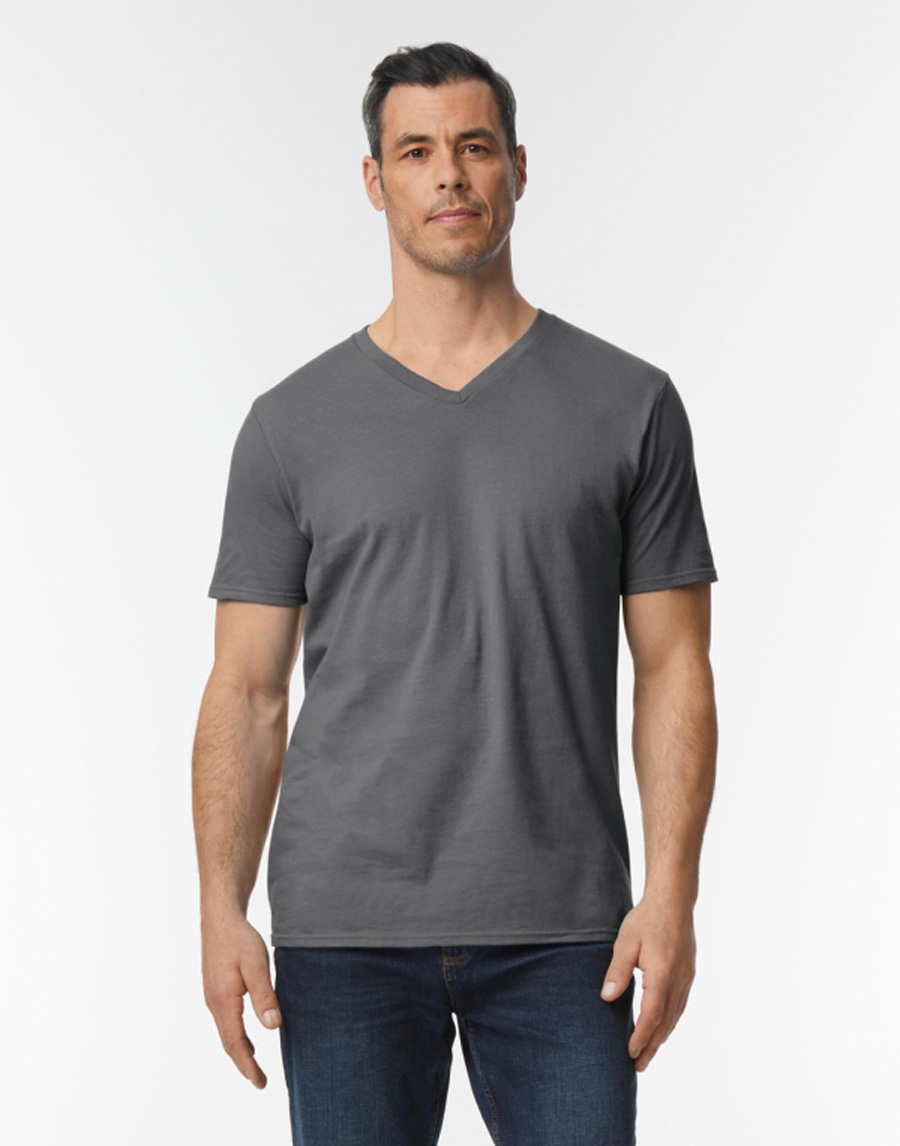 108.09 Gildan Mens Softstyle V-Neck T-Shirt 64V00