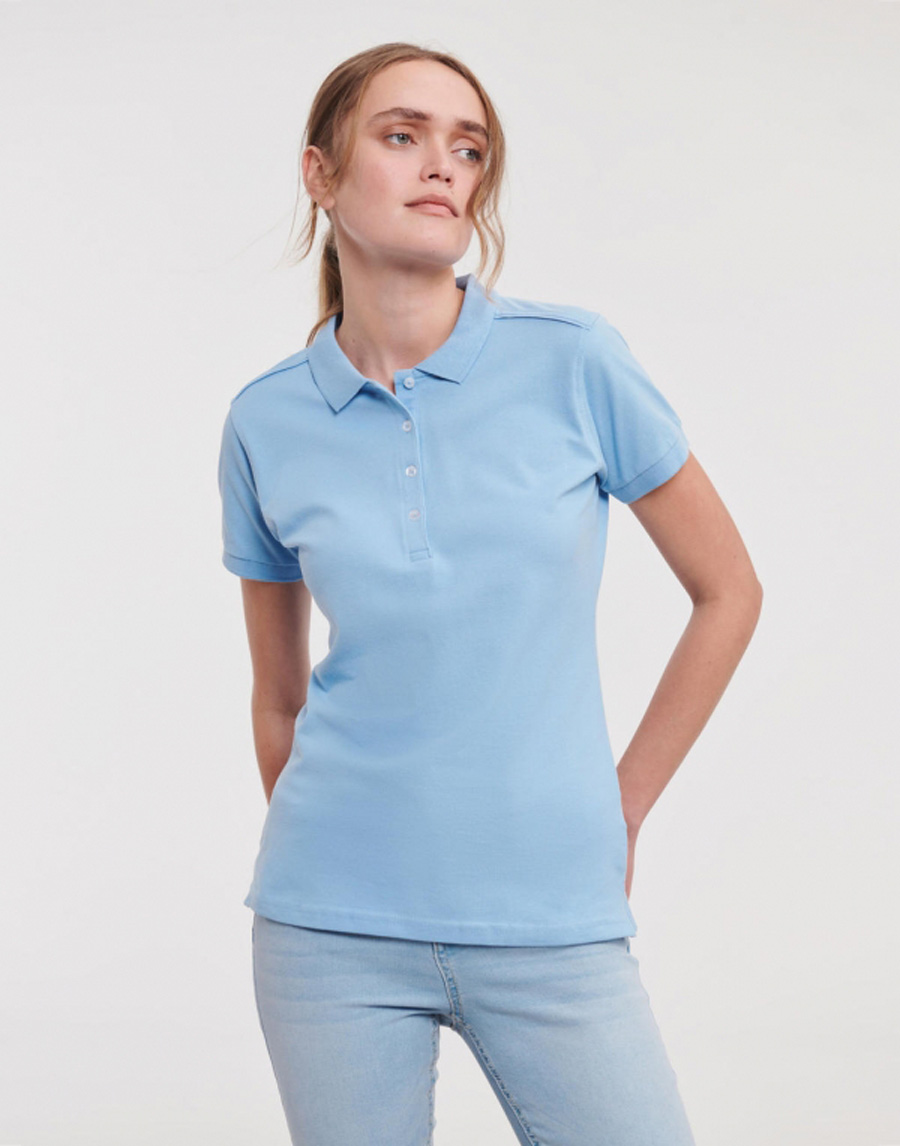 Russell 0R566F0 Ladies' Fitted Stretch Polo